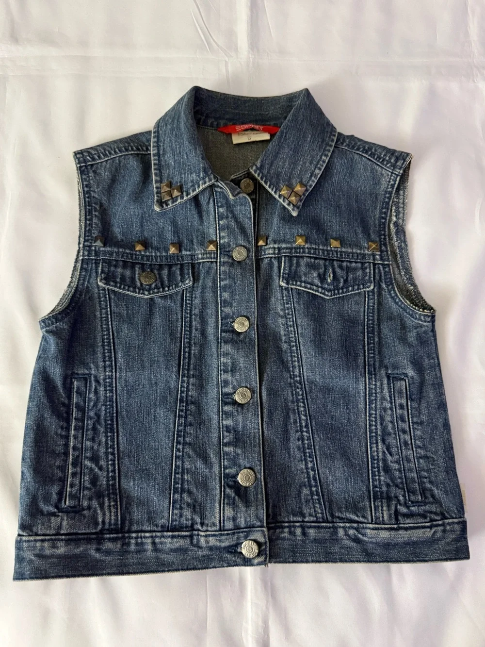 Esprit Kids Sleeveless Denim Vest
